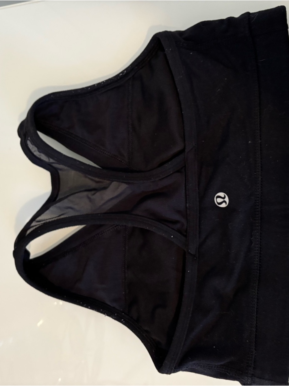 lululemon athletica Black Racerback Sports Bra